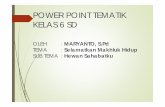 POWER POINT TEMATIK KELAS 6 SD - files1.simpkb.id
