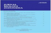 Jurnal Biologi Indonesia - E-Journal Portal