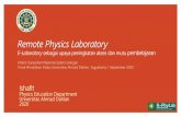 Remote Physics Laboratory