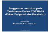 Penggunaan Antivirus pada Tatalaksana Pasien COVID-19