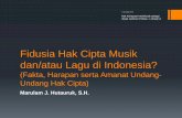 Fidusia Hak Cipta Musik dan/atau Lagu di Indonesia?