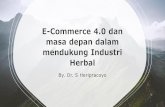 E-Commerce 4.0 dan masa depan dalam mendukung Industri Herbal