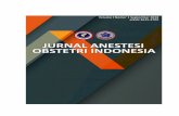 Laporan Penelitian - JURNAL ANESTESI OBSTETRI INDONESIA