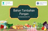 Bahan Tambahan Pangan - Institut Teknologi Bandung