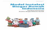 Panduan Konstruksi Model Instalasi Biogas Rumah Indonesia