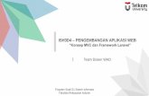 ISH3D4 PENGEMBANGAN APLIKASI WEB - Rahmat Fauzi