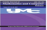 Unisda Journal of Mathematics and Computer Science