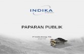 PAPARAN PUBLIK - indikaenergy.co.id