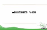 WEB DAN HTML DASAR
