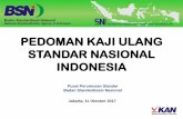 PEDOMAN KAJI ULANG STANDAR NASIONAL INDONESIA