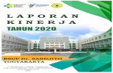 Laporan Kinerja RSUP Dr. Sardjito Yogyakarta Tahun 2020