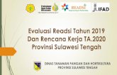 Evaluasi Readsi Tahun 2019 Provinsi Sulawesi Tengah