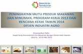 Program Kerja Ditjen Industri Agro Tahun 2013 & 2014