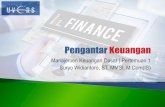 Manajemen Keuangan Dasar | Pertemuan 1 Suryo Widiantoro ...
