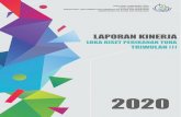 Laporan Kinerja LRPT Triwulan III Tahun 2020