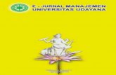 Vol 5 No 4 (2016) | E-Jurnal Manajemen Universitas Udayana