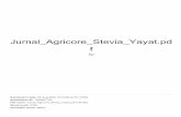 Jurnal Agricore Stevia Yayat - Universitas Padjadjaran