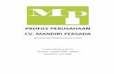 PROFILE PERUSAHAAN CV. MANDIRI PERSADA