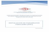 INSTALACION DE PARARRAYOS PARA EDRS (PDC)