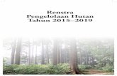 Renstra Pengelolaan Hutan Tahun 2015–2019