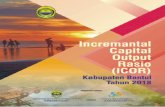 Incremantal Capital Output Rasio (ICOR) Kabupaten Bantul ...