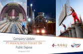 Company Update PT Waskita Beton Precast Tbk Public Expose