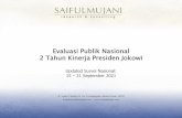 Evaluasi Publik Nasional 2 Tahun Kinerja Presiden Jokowi