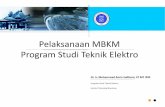 Pelaksanaan MBKM Program Studi Teknik Elektro