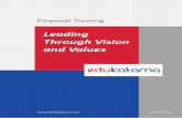 Leading Through Vision and Values - Edukatama