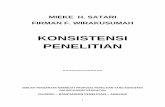 KONSISTENSI PENELITIAN - pustaka.unpad.ac.id