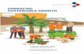 EMBRACING SUSTAINABLE GROWTH