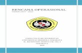 RENCANA OPERASIONAL - fikes.unmerbaya.ac.id