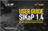Panduan Penggunaan SIKaP 1.4 User Pelaku Usaha i