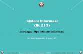 Sistem Informasi (IK 217)