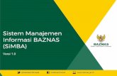 (SiMBA) Informasi BAZNAS Sistem Manajemen