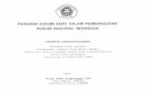 peranan hukum adat dalam pembangunan hukum nasional indonesia