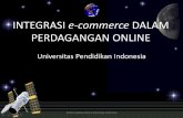 INTEGRASI e-commerce DALAM PERDAGANGAN ONLINE