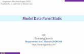 Model Data Panel Statis - bambangjuanda.com