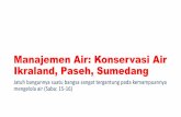 Manajemen Air: Konservasi Air Ikraland, Paseh, Sumedang