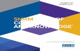 SHRM BODY OF COMPETENCY AND KNOWLEDGETM