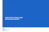 ENCRYPTION FOR RESEARCHERS - OSF