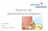 Dyspnoe, een adembenemend symptoom