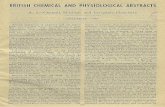 BRITISH CHEMICAL AND PHYSIOLOGICAL ABSTRACTS