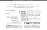 Assessing adolescents' motivation to read Assessing adolescents' motivation to read