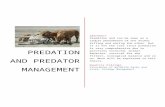 Predation and Predator management