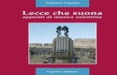Lecce che suona. Appunti di musica salentina (Capone Editore, 2003)