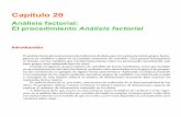 Capítulo 20 Análisis factorial: El procedimiento Análisis factorial