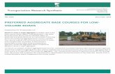 preferred aggregate base courses for low - Minnesota ...