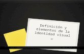Definicion y elementos identidad visual