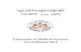 University of Medical Sciences Act of Bhutan 2012